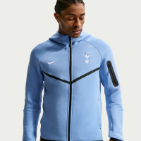 Tottenham Hotspur Tech Fleece Nike Windrunner-hættetrøje med fuld lynlås til mænd - blå