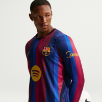 Langærmet FC Barcelona 2026/27 Stadium Home Nike Dri-FIT Replica-fodboldtrøje til mænd - rød