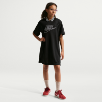 Nike -jerseykjole med korte ærmer til større børn (piger) - sort
