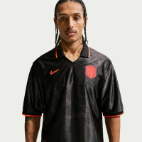 Kortærmet Netherlands Energy Nike Dri-FIT Football-trøje til mænd - sort