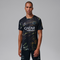 Paris Saint-Germain 2026 Stadium Night Edition Jordan Dri-FIT Replica-fodboldtrøje til mænd - sort