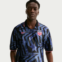 Kortærmet USMNT Energy Nike Dri-FIT Football-trøje til mænd - blå