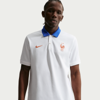FFF The Nike Polo Nike Dri-FIT-fodboldpolo til mænd - hvid