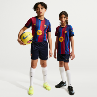 FC Barcelona 2026/27 Stadium Home Nike Dri-FIT Replica-fodboldshorts til større børn - blå