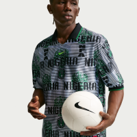 Kortærmet Nigeria Energy Nike Dri-FIT Football-trøje til mænd - hvid