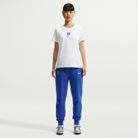 Paris Saint-Germain Tech Fleece Nike Football-joggers med mellemhøj talje til kvinder - blå