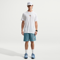 NikeCourt Heritage Dri-FIT-tennisshorts i fleece til mænd - blå