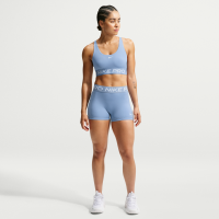 Nike Pro-cykelshorts med mellemhøj talje (8 cm) til kvinder - blå