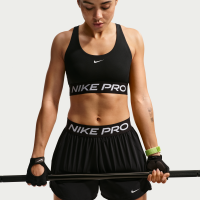 Nike Pro 365-sports-bh uden indlæg og med let støtte til kvinder - sort