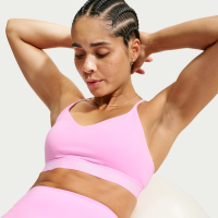 Justerbar Nike Indy-sports-bh med indlæg og let støtte til kvinder - Pink