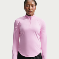 Nike Tempo Dri-FIT-løbetrøje med 1/4 lynlås til kvinder - Pink