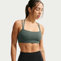 Nike Zenvy Strappy-sports-bh med let støtte og indlæg til kvinder - grøn