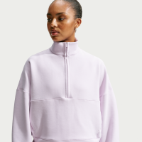 Oversized Nike 24.7 ImpossiblySoft Dri-FIT-trøje med 1/2 lynlås til kvinder - lilla
