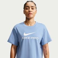 Løs Nike Pro-T-shirt til kvinder - blå