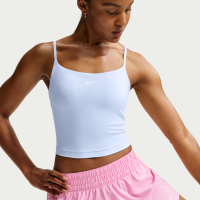Justerbar Nike One-sports-bh-tanktop med indlæg og medium støtte til kvinder - blå