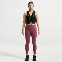 Nike Swift 7/8-løbeleggings med høj talje og lommer til kvinder - rød