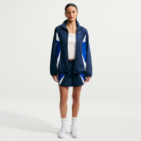 Løstsiddende Nike -træningsshorts med mellemhøj talje til kvinder - blå