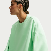 Oversized Nike 24.7 ImpossiblySoft Dri-FIT-top med rund hals til kvinder - grøn