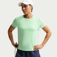 Kortærmet Nike One Classic Dri-FIT-trøje til kvinder - grøn