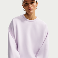 Oversized Nike 24.7 ImpossiblySoft Dri-FIT-top med rund hals til kvinder - lilla