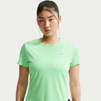 Kortærmet Nike Tempo Dri-FIT-løbetop til kvinder - grøn