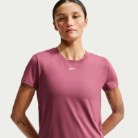 Kortærmet Nike One Classic Dri-FIT-trøje til kvinder - rød