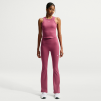 Nike One højtaljede leggings med svaj til kvinder - rød