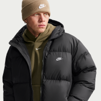 Løstsiddende Nike Club Therma-FIT-dunjakke til mænd - sort