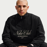 Nike Club-jakke med 1/2 lynlås til mænd - sort