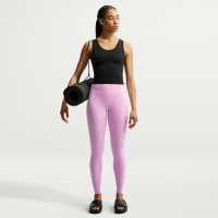 Nike Zenvy-leggings i fuld længde med høj talje og uden søm foran til kvinder - Pink