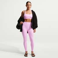 Nike Zenvy-leggings i 7/8-længde med høj talje og uden søm foran til kvinder - Pink