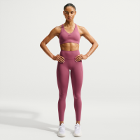 Nike Universa-leggings med høj talje i fuld længde uden søm foran til kvinder - rød