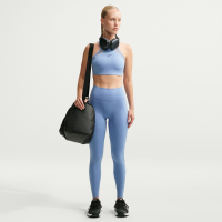 Nike Universa-leggings med høj talje i fuld længde uden søm foran til kvinder - blå