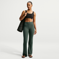 Nike Zenvy-leggings med høj talje og svaj uden søm foran til kvinder - grøn