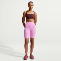 Nike Zenvy-cykelshorts (20 cm) med høj talje til kvinder - Pink
