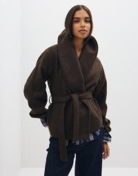Only - Brun - Onlaugusta Life Short Coat Otw Noos