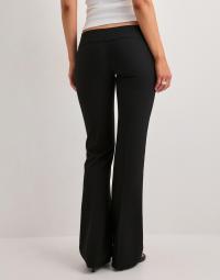 Nelly - Sort - Super Low Waist Flare Pants