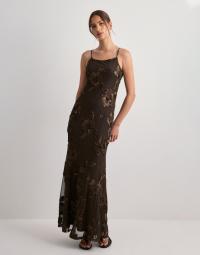 Vero Moda - Brun - Vmquinn Sl Maxi Dress Exp