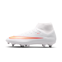 Nike Mercurial Superfly 11 Academy High Top-fodboldstøvler til vådt græs - hvid