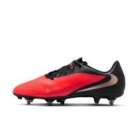 Nike Phantom 6 Low Academy-fodboldstøvler til blødt underlag - rød