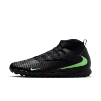 Nike Phantom 6 High Club-fodboldsko til grus - sort
