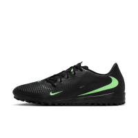 Nike Phantom 6 Low Academy-fodboldsko til grus - sort