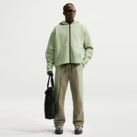 Nike Tech-fleecebukser med farveblok og åben kant til mænd - grå