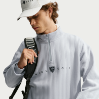 Nike Fairway Fresh oversized Therma-FIT-golfoverdel med 1/2-lynlås til mænd - grå