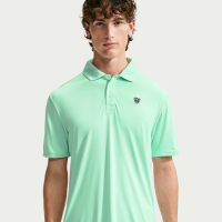 Nike Par Dri-FIT-golfpolo med logo på brystet til mænd - grøn