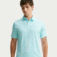 Nike Velocity Dri-FIT-golfpolo med mikromønster til mænd - blå