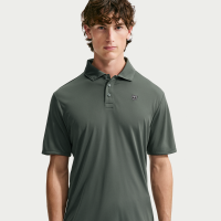 Nike Par Dri-FIT-golfpolo med logo på brystet til mænd - grøn