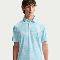Nike Velocity Dri-FIT-golfpolo med tryk til mænd - hvid