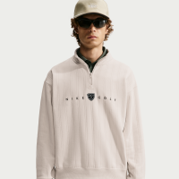 Nike Fairway Fresh oversized Therma-FIT-golfoverdel med 1/2-lynlås til mænd - brun