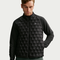Nike Repel-golfjakke til mænd - sort